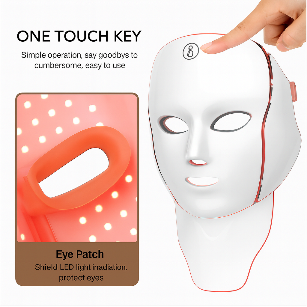 FaceCardCostmetics™ Red Light Therapy Mask